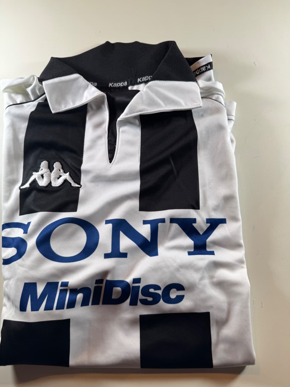 Juventus Kappa Sony Minidisc Vintage Home Shirt