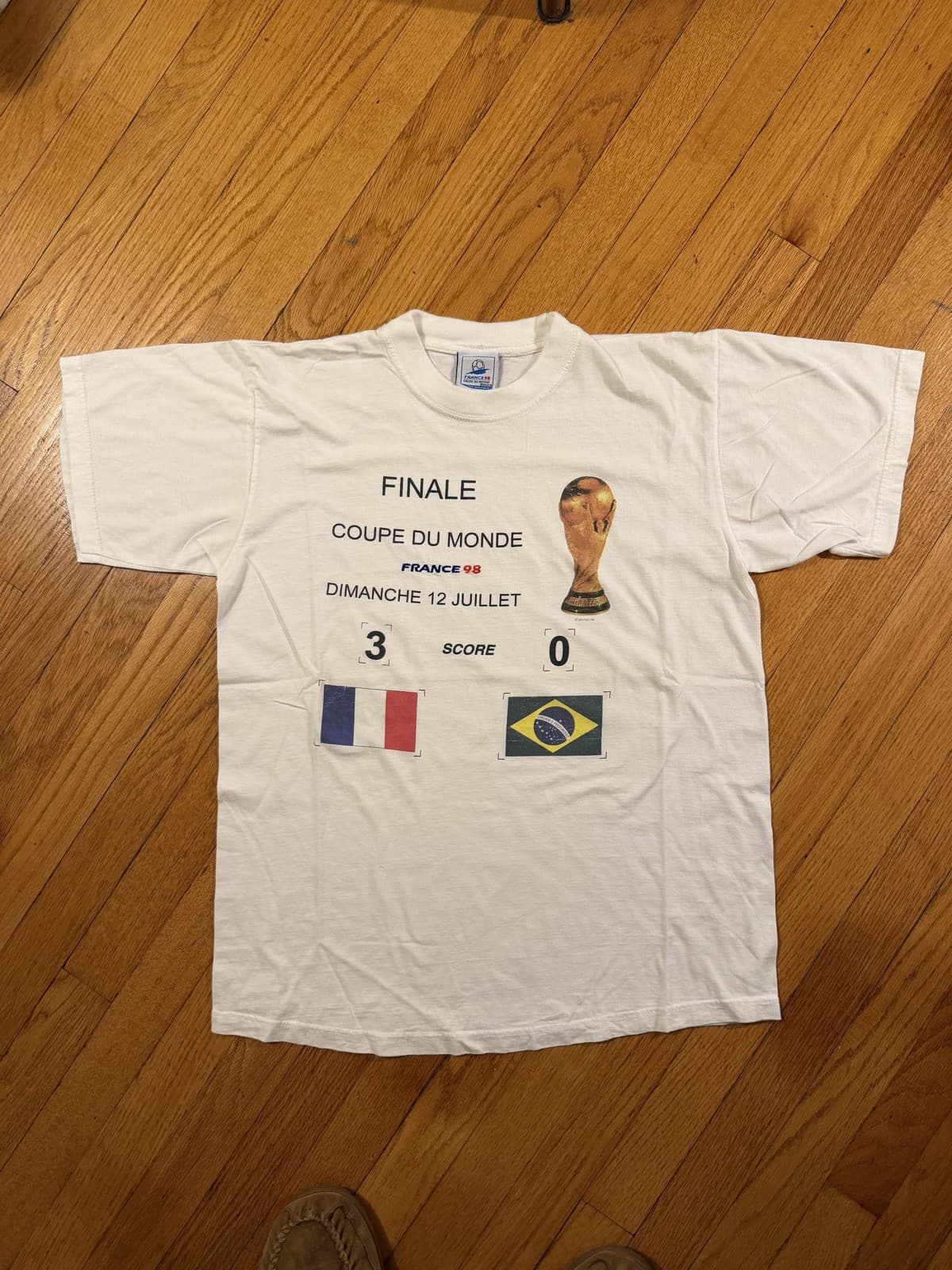 1998 World Cup Final: France vs Brazil Commemorative Tee