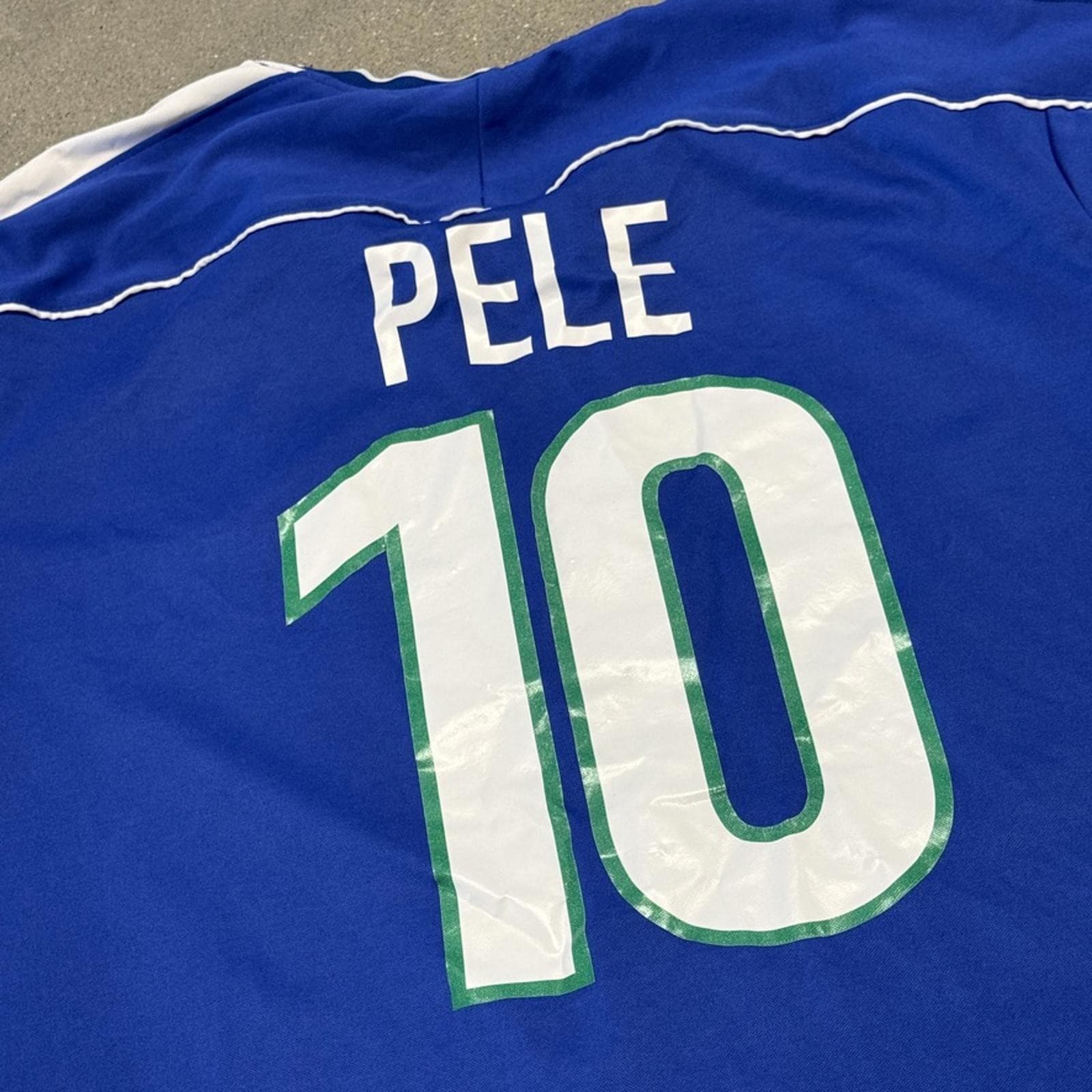 Vintage Nike Brazil Away Kit — Pelé #10, UK-Made