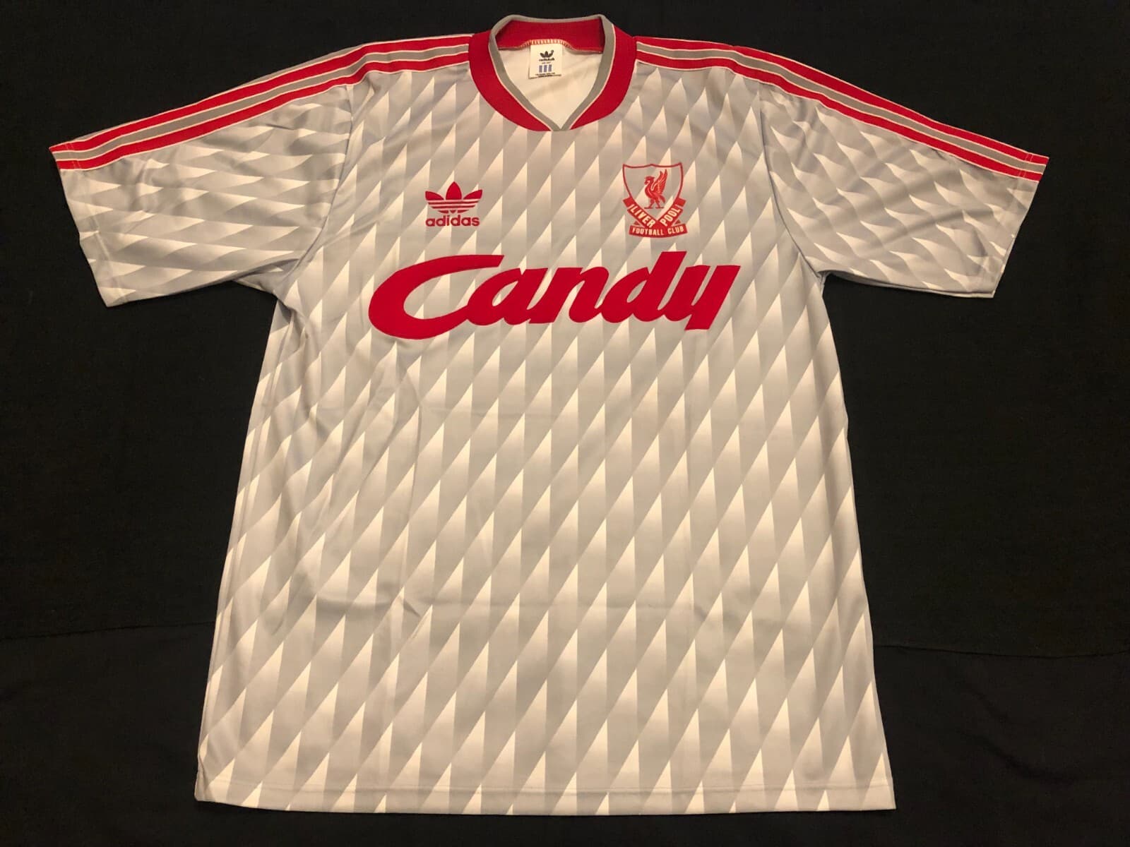 Liverpool 1989/91 Vintage Away Shirt + FA Cup Winners Scarf