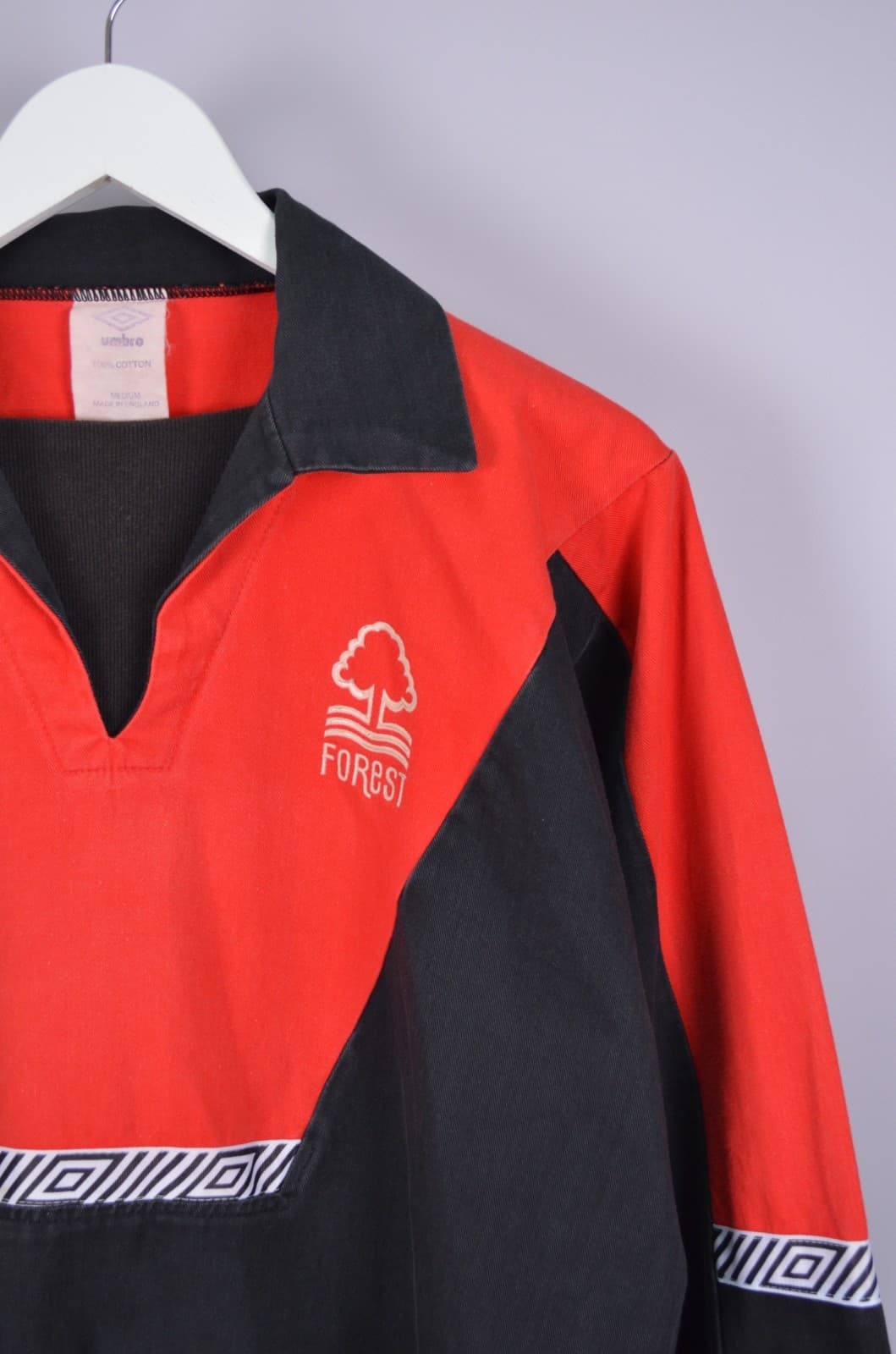 Vintage 90s Umbro Nottingham Forest Pullover Shirt Jacket