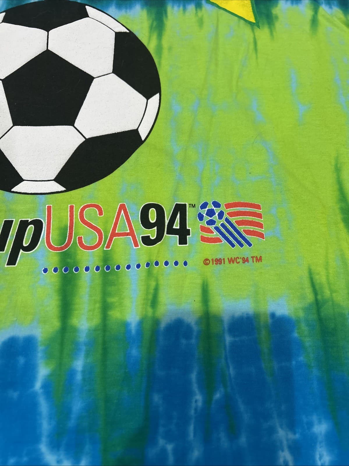 USA '94 World Cup Tie-Dye Tee — Brazil Edition