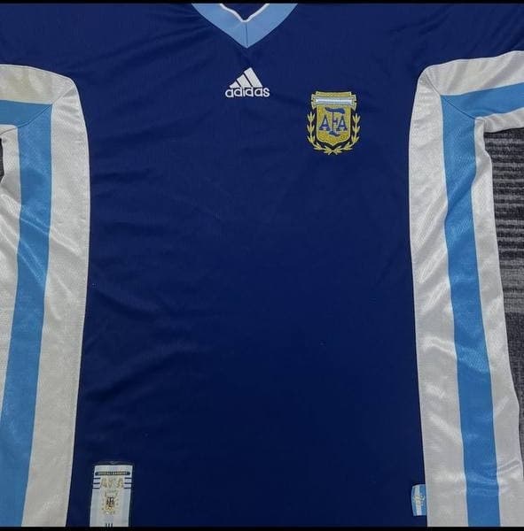Argentina 1998 World Cup Away Kit by Adidas