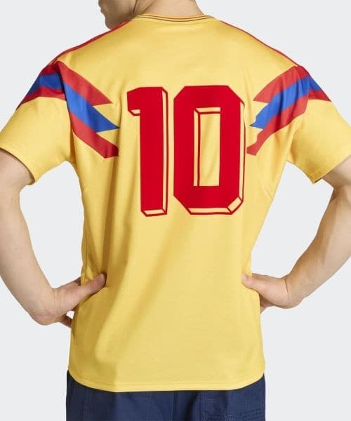 Colombia 1990 World Cup Away Jersey - Gold Adidas