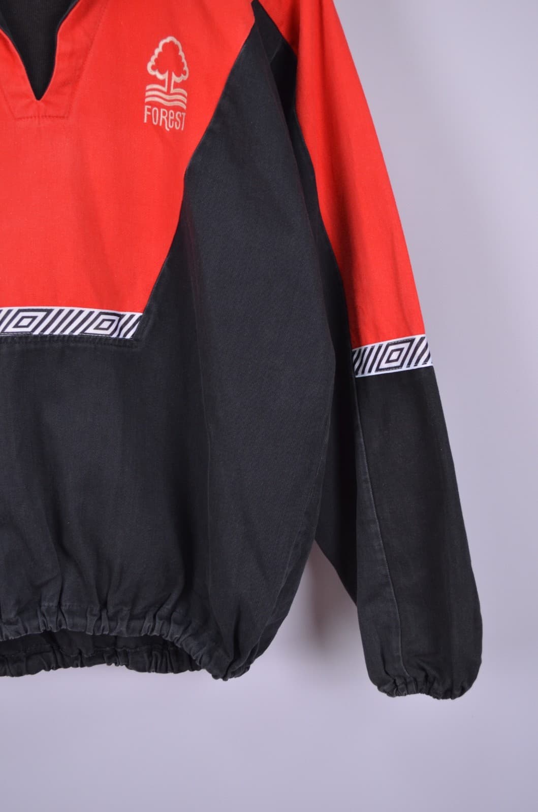 Vintage 90s Umbro Nottingham Forest Pullover Shirt Jacket