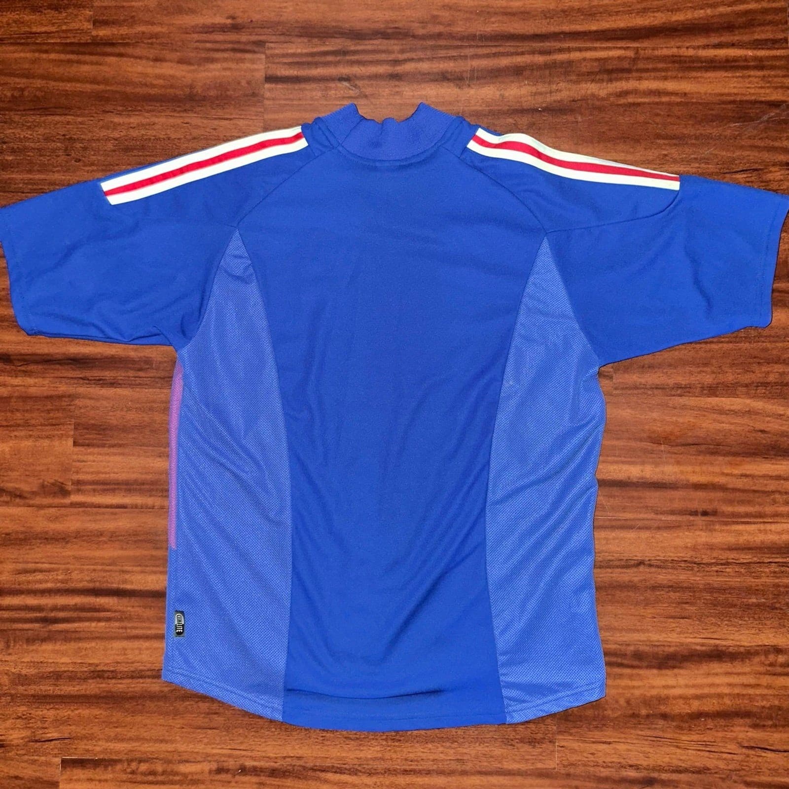 France 2002 Player Issue Jersey - Zidane Era 2-Layer Mesh