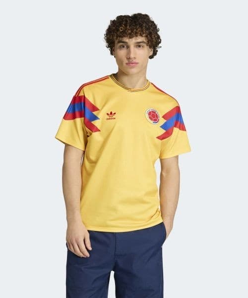 Colombia 1990 World Cup Away Jersey - Gold Adidas