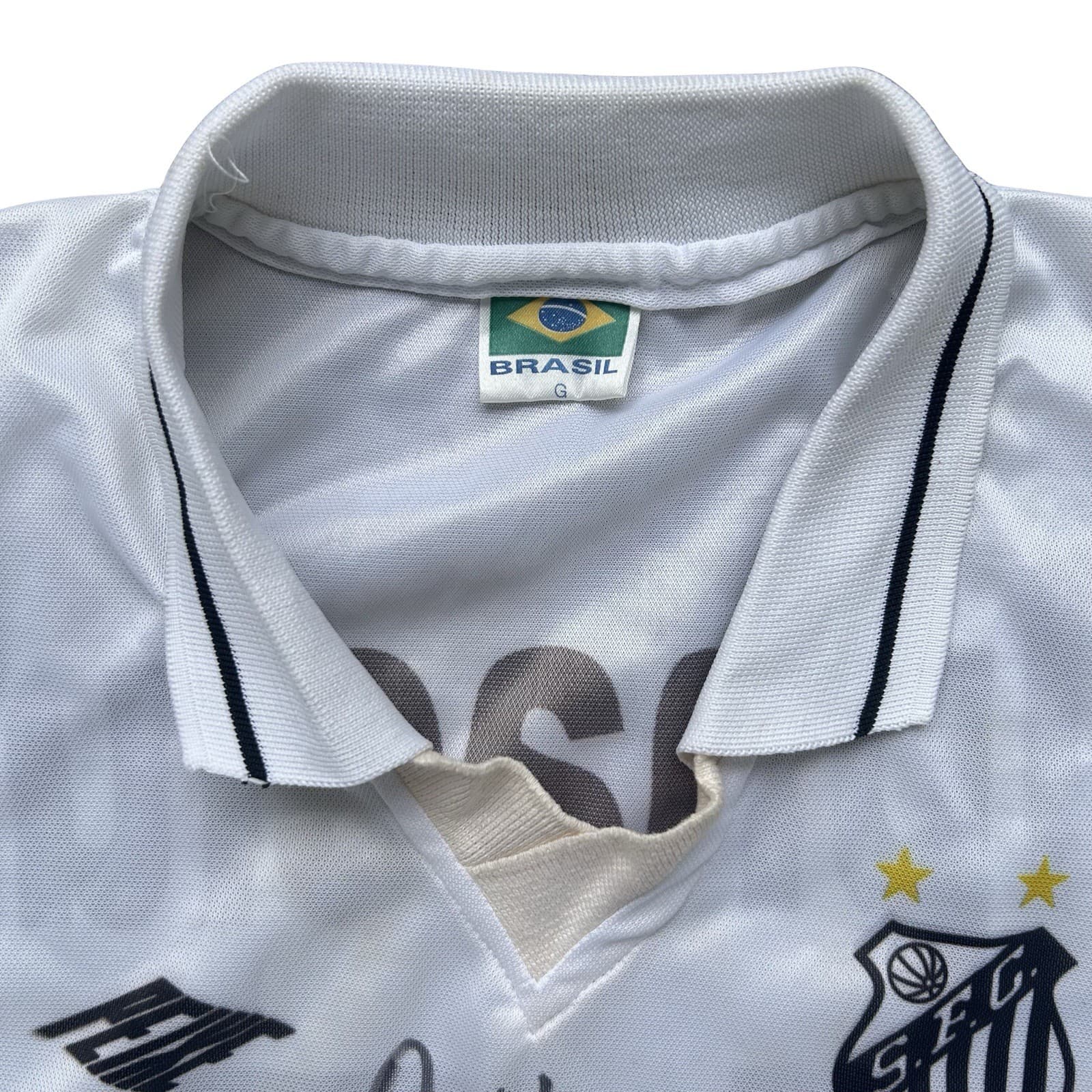 Santos FC Jersey — Pelé Signed