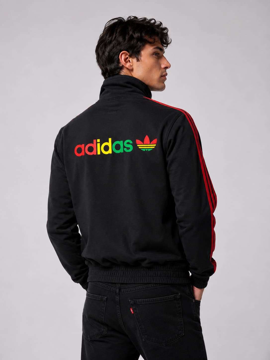 Adidas Jamaica 'Reggae Boyz' Rasta Track Jacket