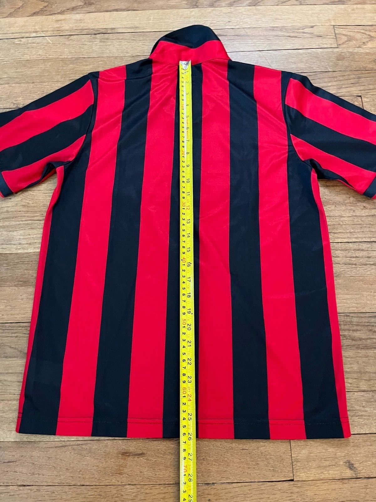 AC Milan 1991/92 Home Kit — Mediolanum Adidas Era
