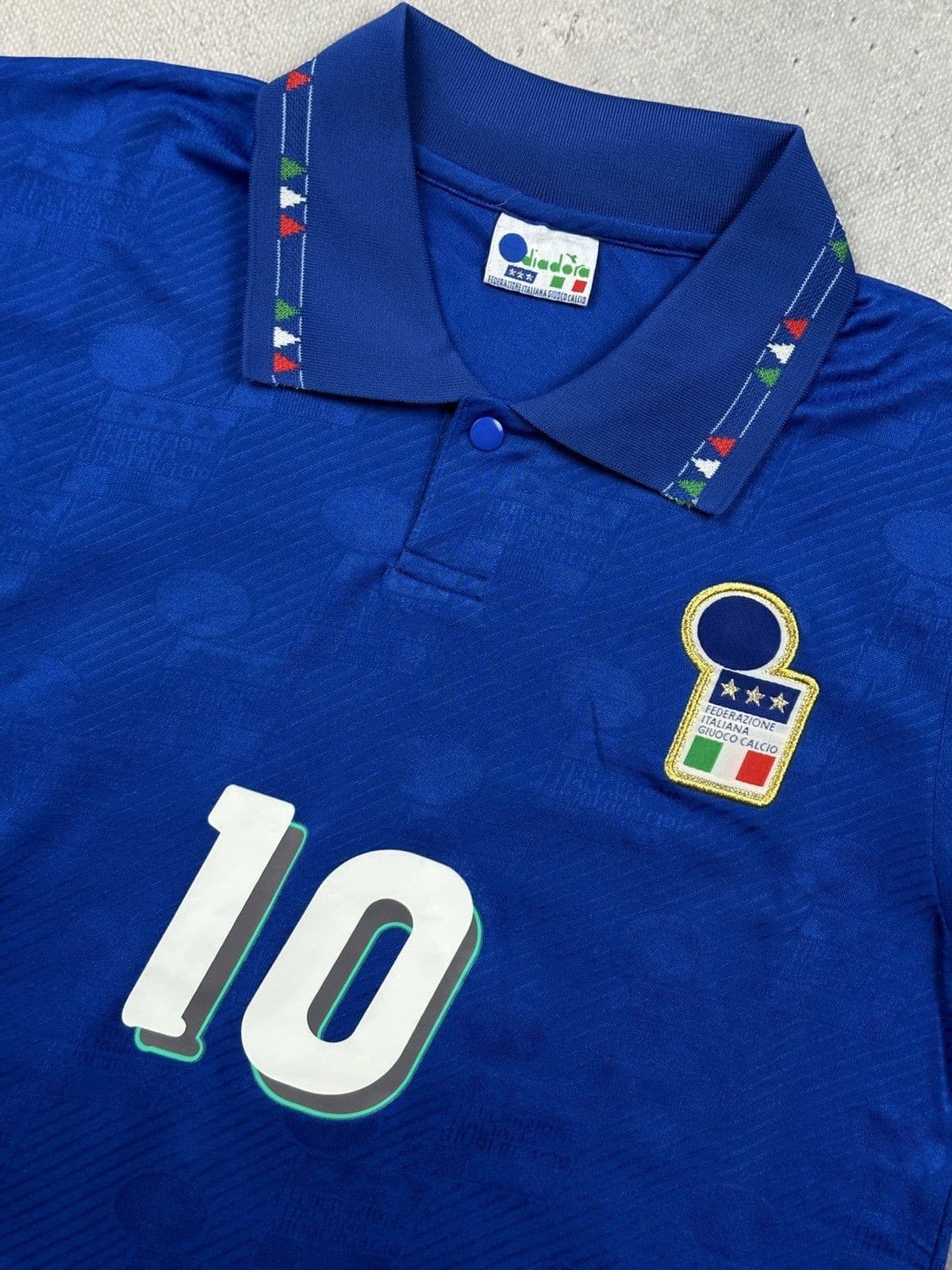 Italy 1994 World Cup Jersey — Roberto Baggio Era