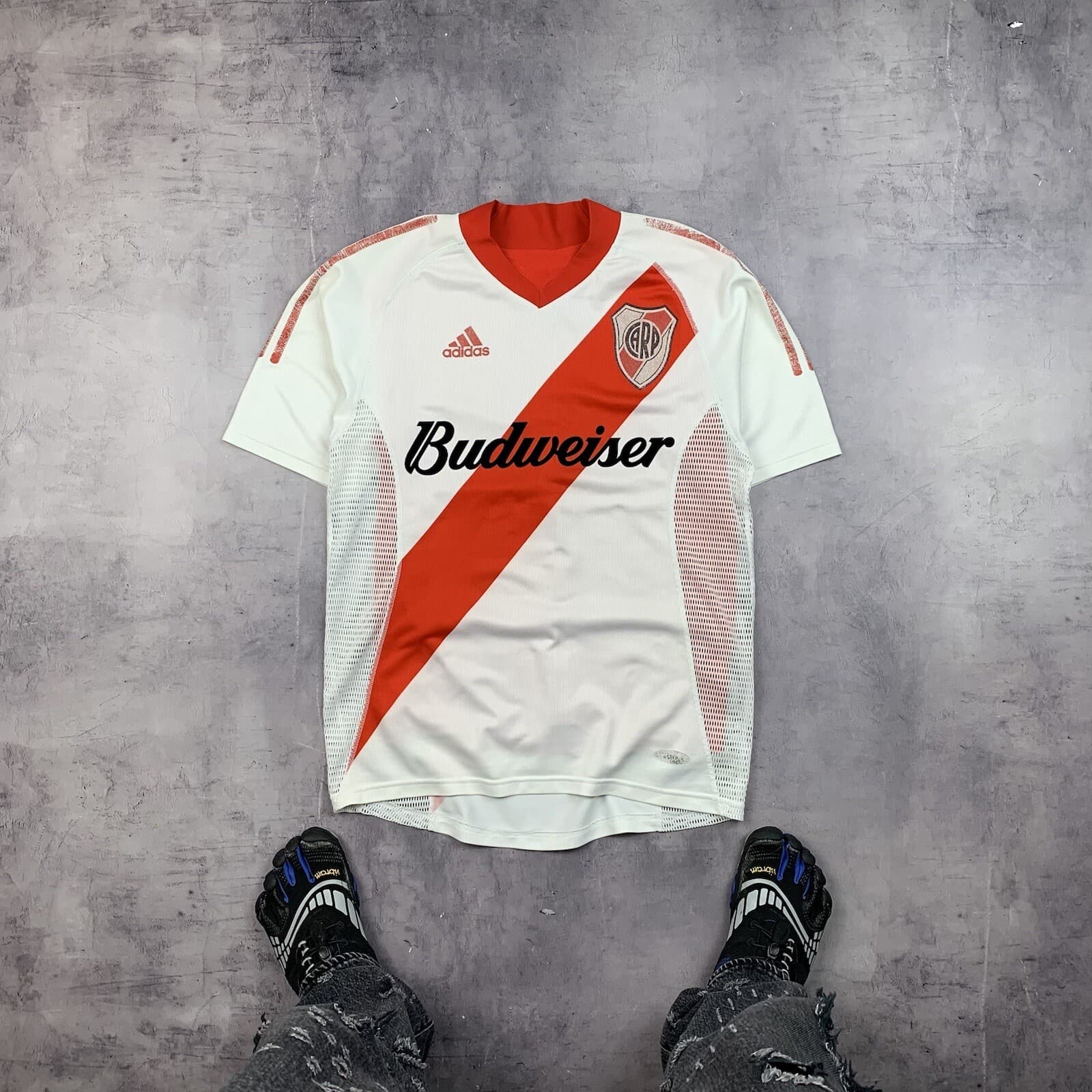 River Plate 2003 Adidas Double-Layer Authentic Home Kit