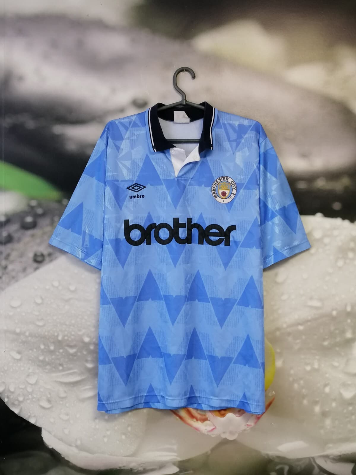 Manchester City 1989-91 Home Shirt by Umbro