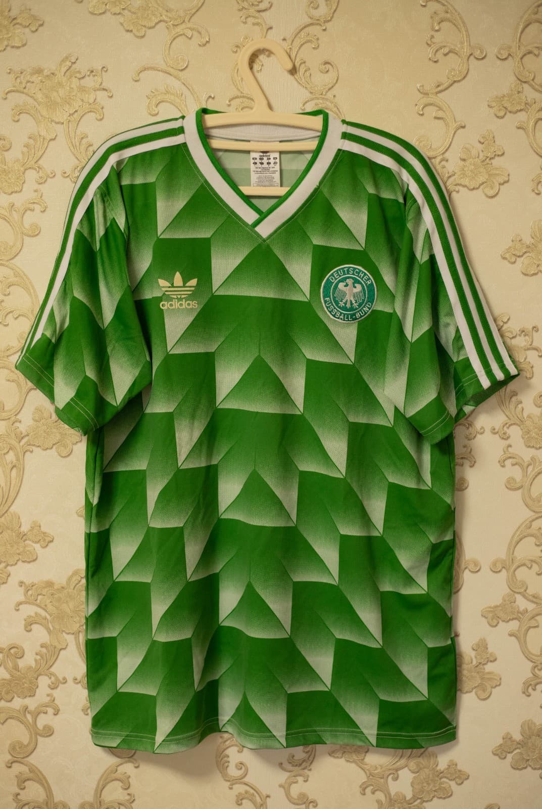 Germany 1988 - 1990 away vintage replica football shirt jersey Adidas