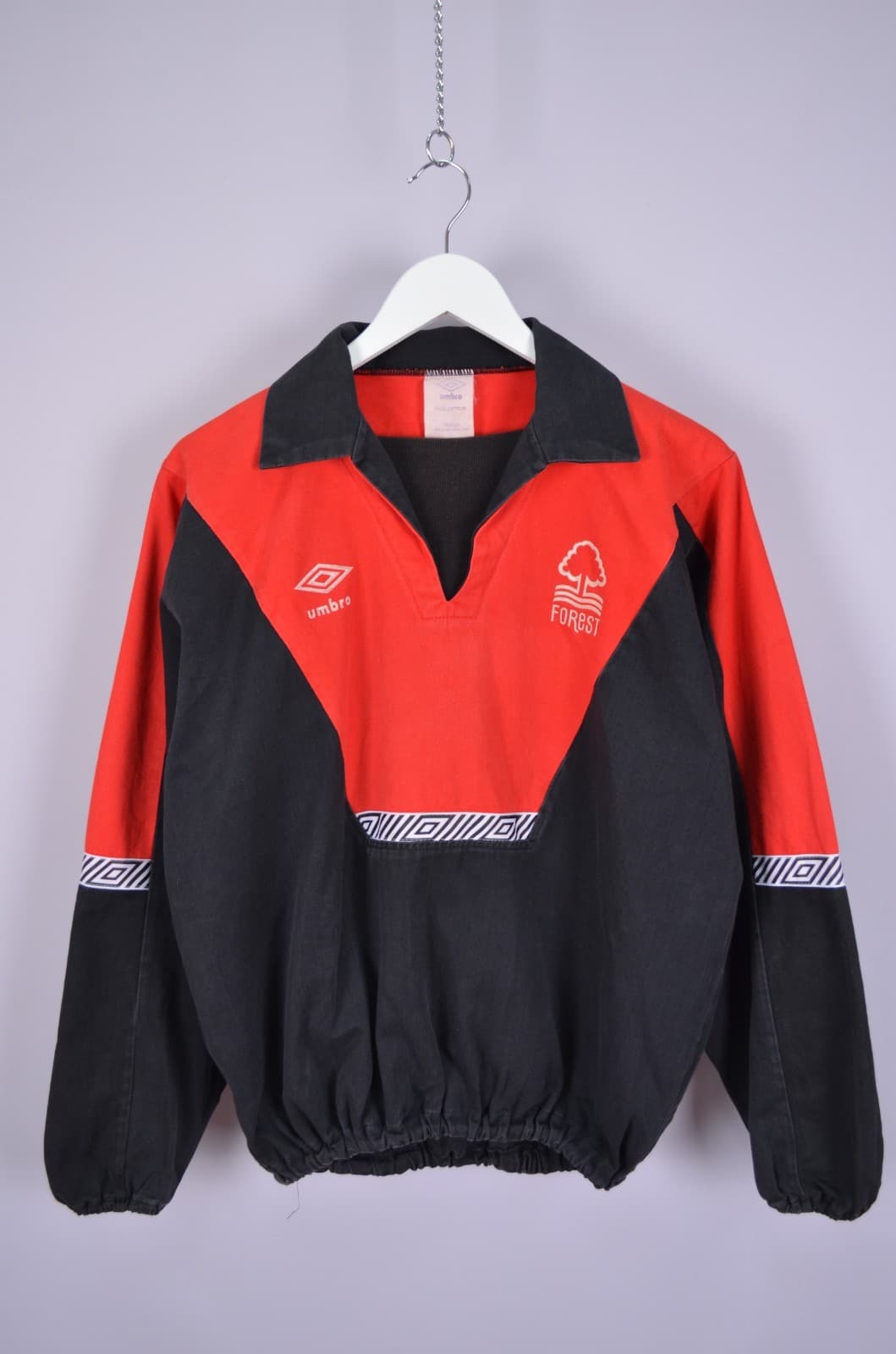 Vintage 90s Umbro Nottingham Forest Pullover Shirt Jacket