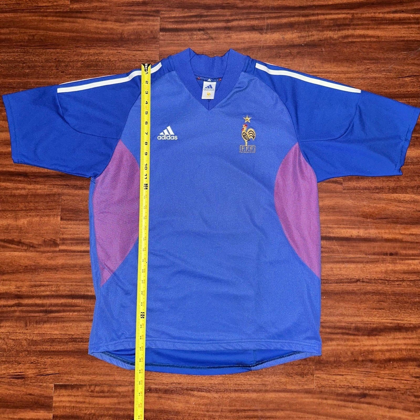 France 2002 Player Issue Jersey - Zidane Era 2-Layer Mesh